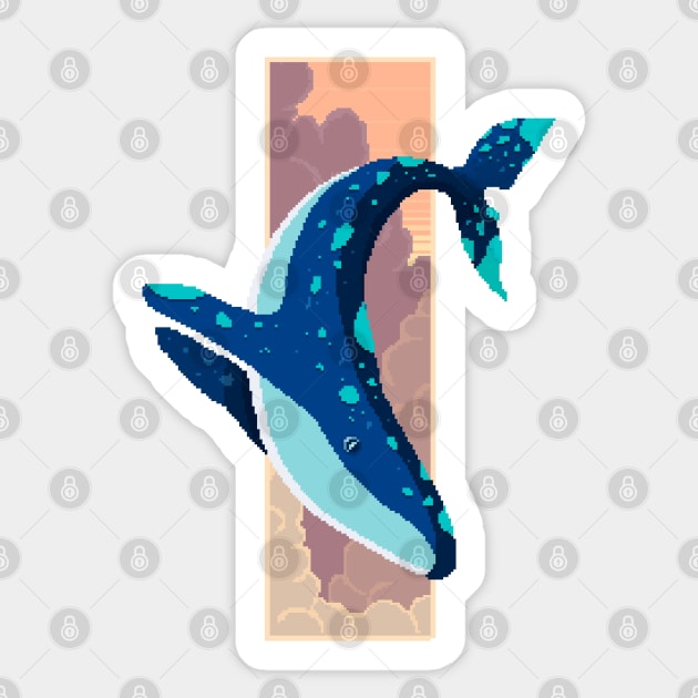 Sky Whale Sticker by LAckas